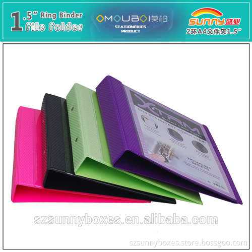 Stationery office supplies file decoration with school file folder